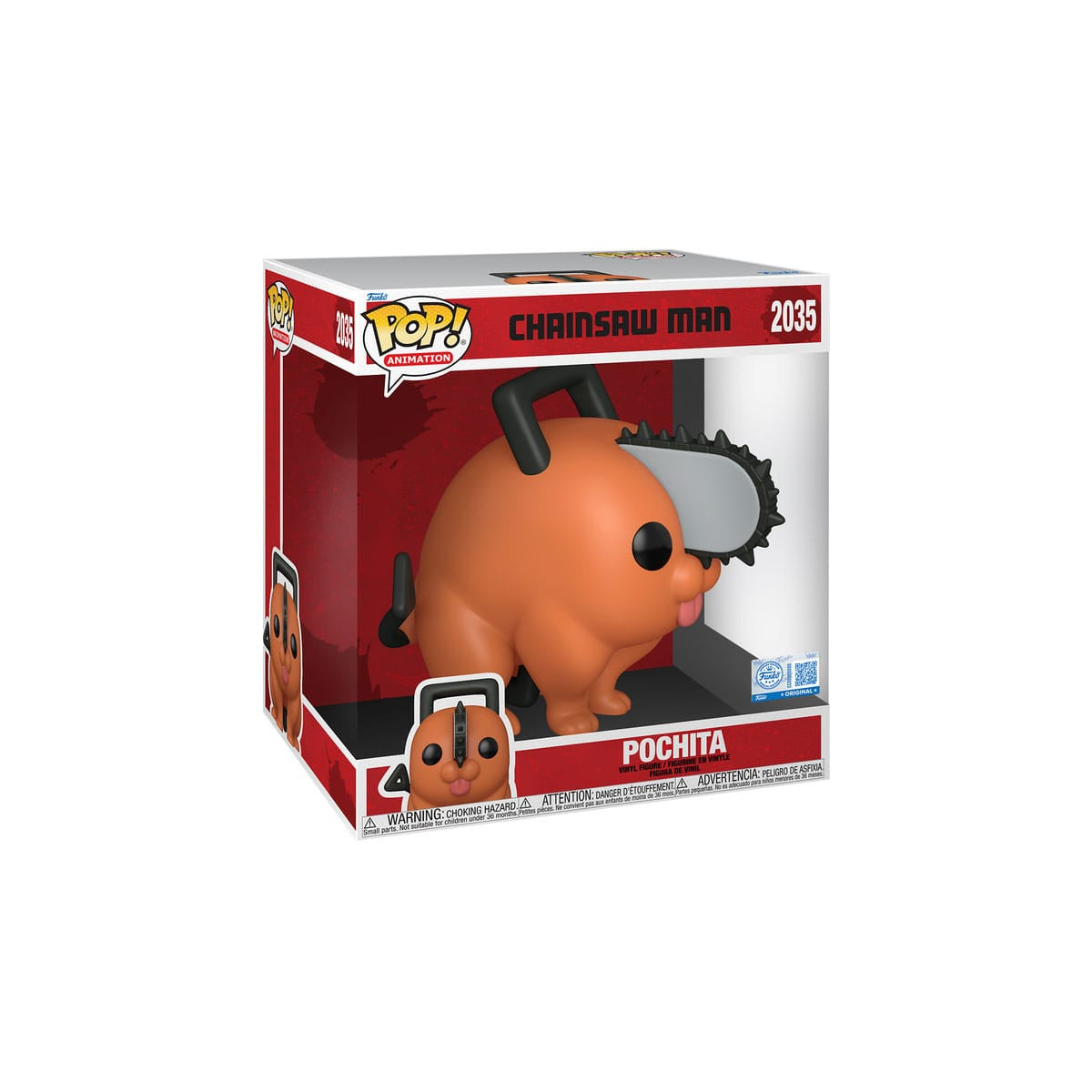 Funko Pop! Vinyl Jumbo Chainsaw Man Pochita #2035 10 Inch Vinyl Figure #2035