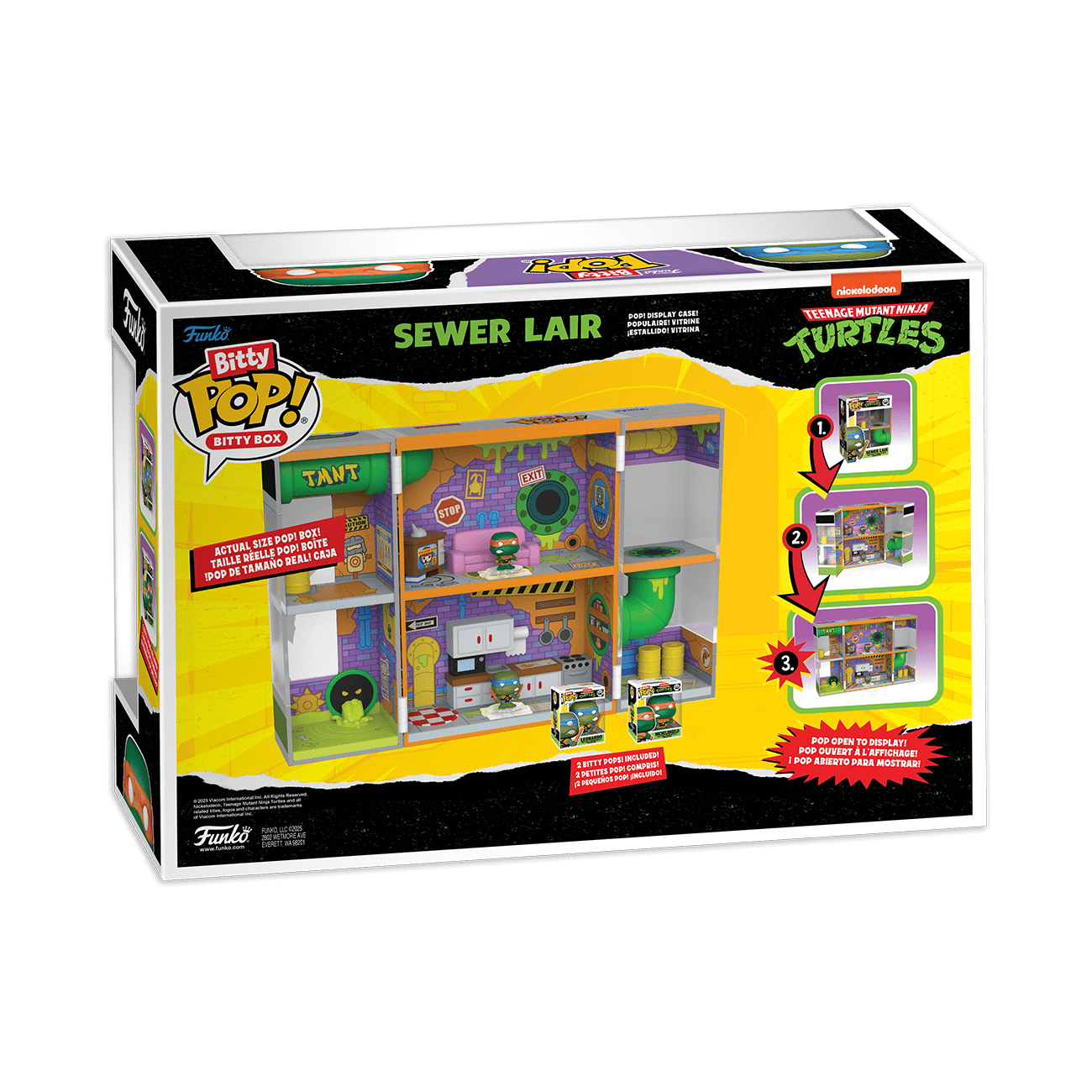 Funko – Bitty Boxes! – Teenage Mutant Ninja Turtles – Sewer Lair 889698855372
