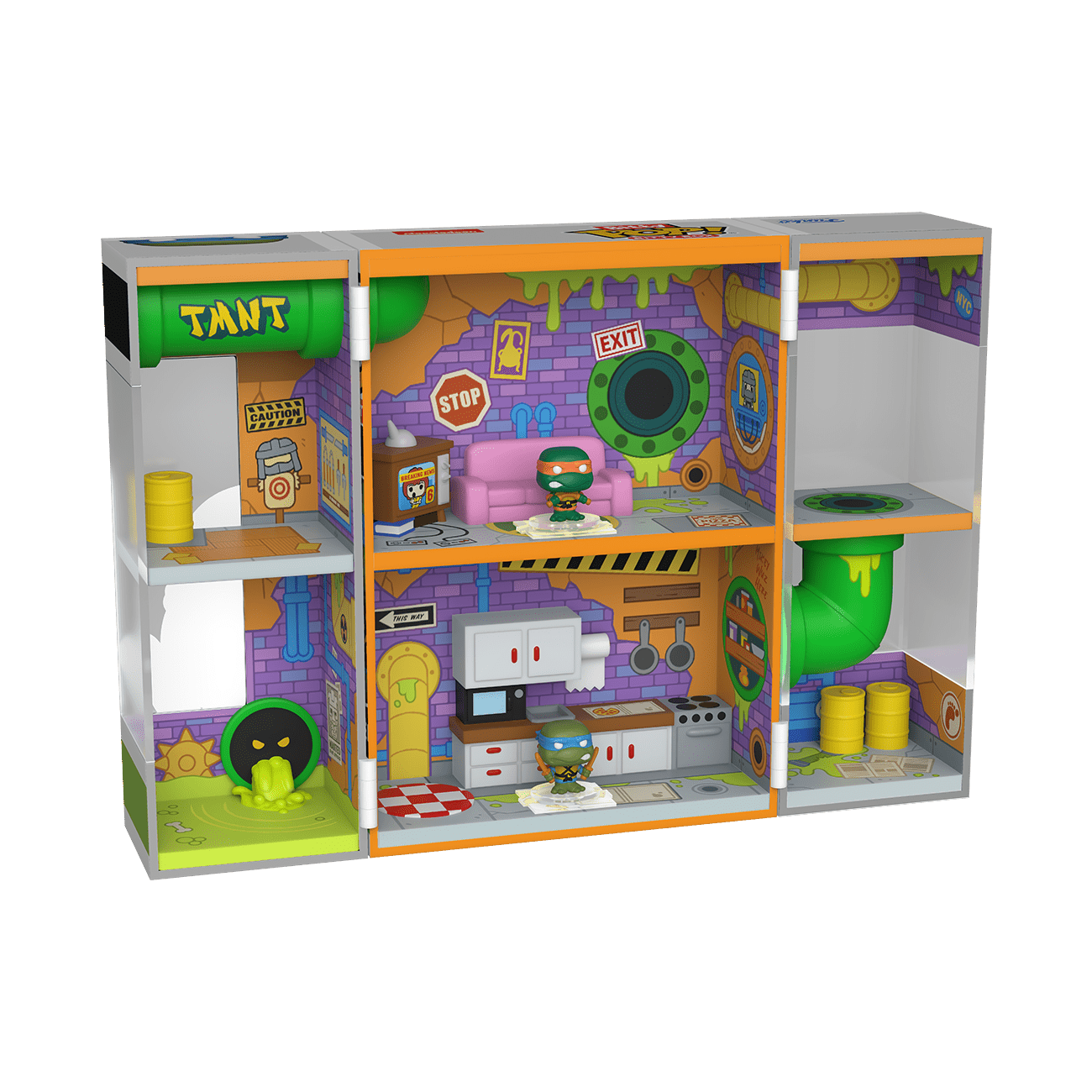 Funko – Bitty Boxes! – Teenage Mutant Ninja Turtles – Sewer Lair 889698855372