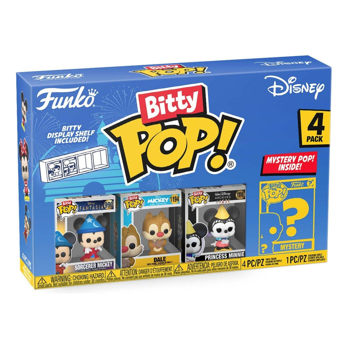 Funko Bitty POP: Disney Classic Asst S1 4 Pack Collection 889698763400