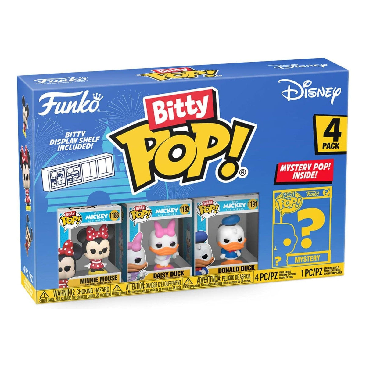 Funko Bitty POP: Disney Classic Asst S1 4 Pack Collection 889698763400