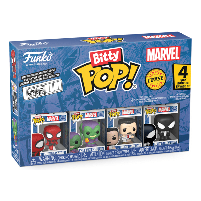 Funko – Bitty Pop! – Marvel – Spider-Man 4 Pack 889698857017