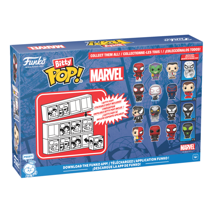 Funko – Bitty Pop! – Marvel – Spider-Man 4 Pack 889698857017