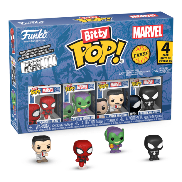 Funko – Bitty Pop! – Marvel – Spider-Man 4 Pack 889698857017
