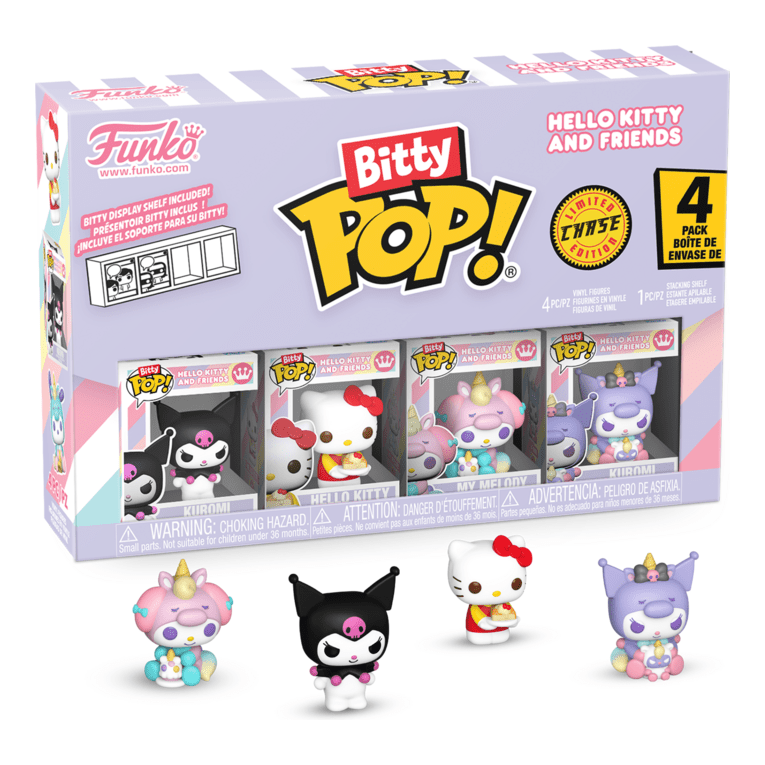 Funko – Bitty Pop! – Sanrio – Kuromi 4 Pack 889698857154