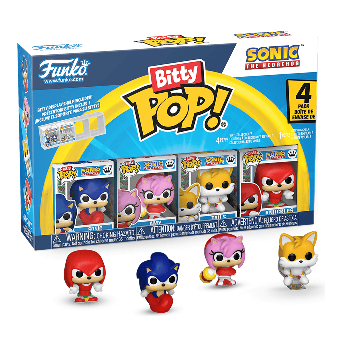 Funko Bitty POP! Sonic the Hedgehog 4-Pack Series 2 889698929592