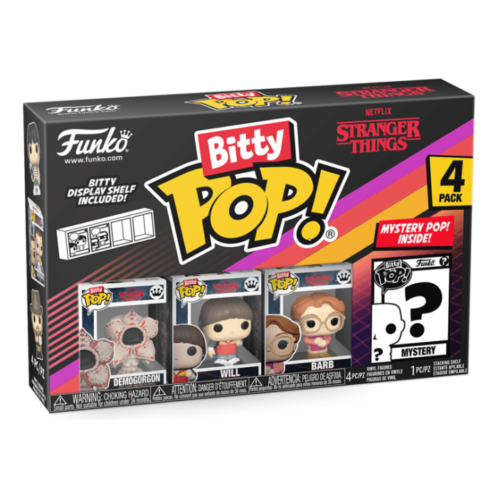 Funko Bitty Pop! Stranger Things - Demogorgon 4 Pack 889698836616