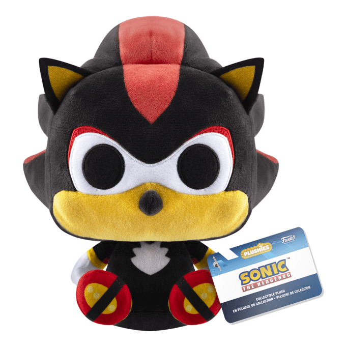 Funko – Plush 7in – Sonic – Shadow the Hedgehog Soft Toy