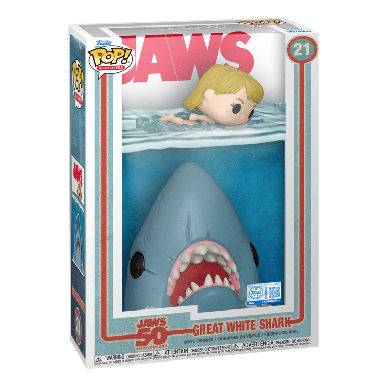 Funko – Pop! Comic Cover – Jaws – Great White Shark 889698872591