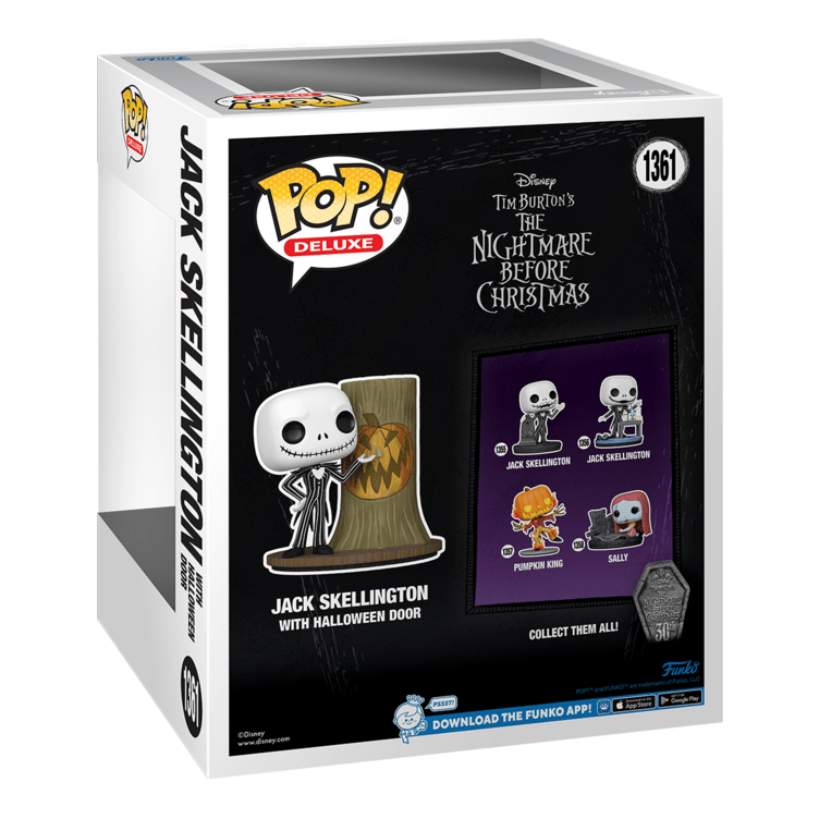 Funko Pop! Deluxe - NBC - Jack w/Halloween Door Figure 889698723114