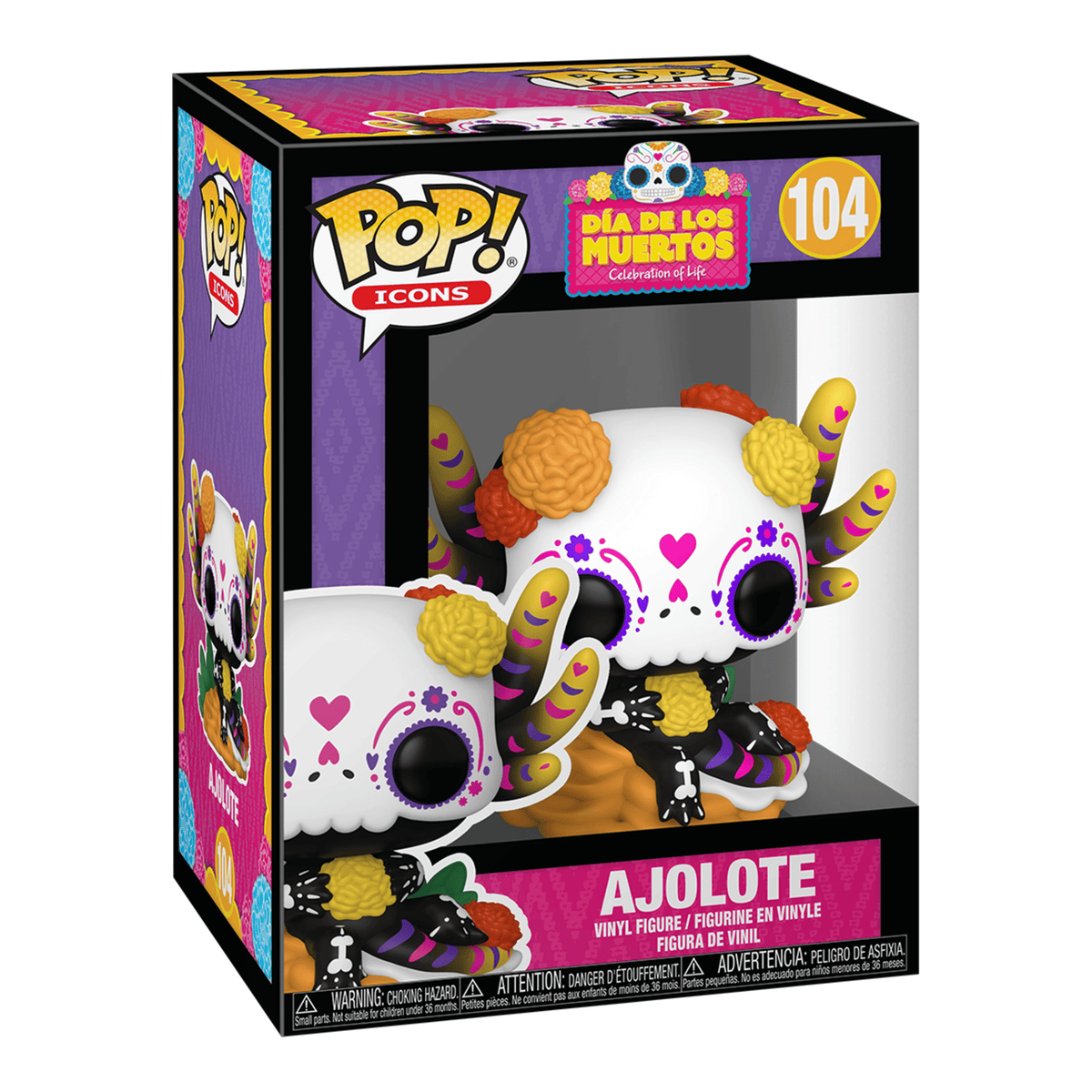 Funko Pop! Día de los Muertos Ajolote Vinyl Figure #104