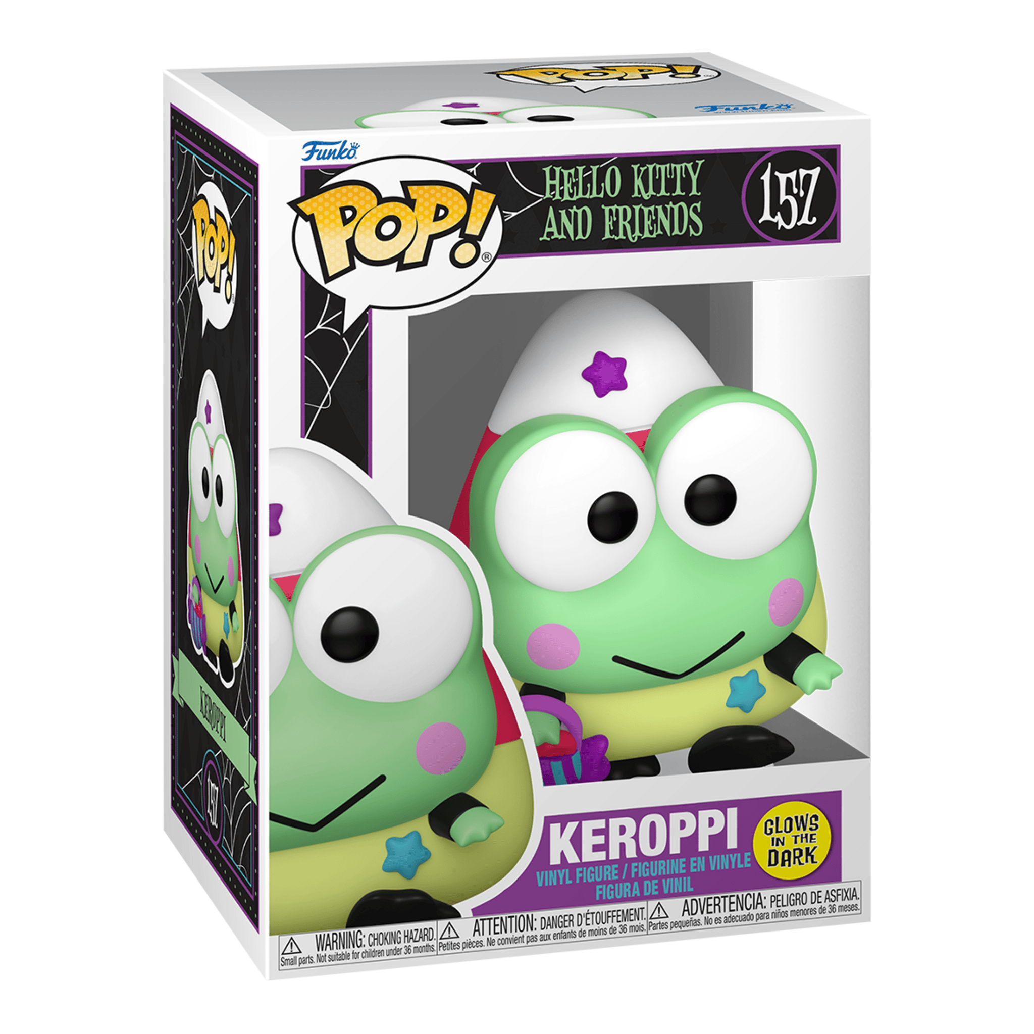 Funko Pop! Hello Kitty & Friends Keroppi Spooky Glow-in-the-Dark Vinyl Figure #157 889698945776