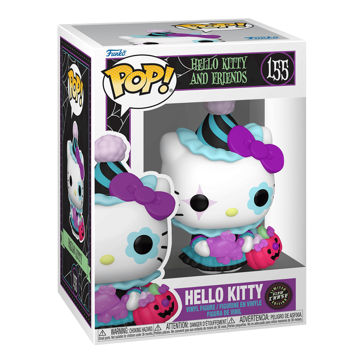 Funko Pop! Hello Kitty Spooky Glow-in-the-Dark Vinyl Figure #155 889698945769