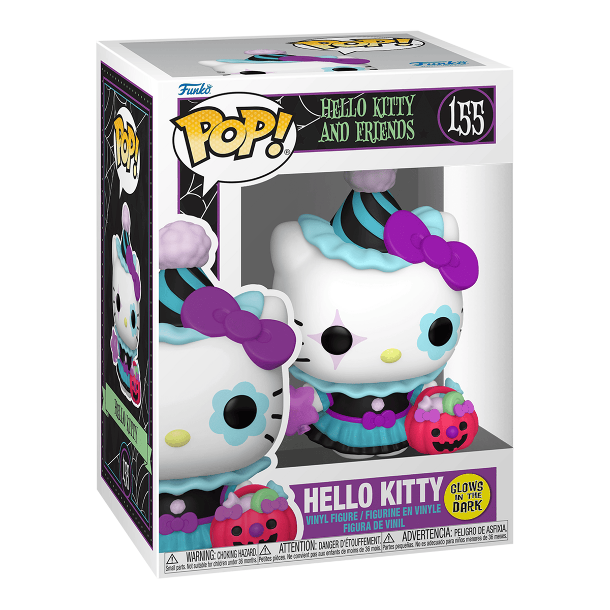 Funko Pop! Hello Kitty Spooky Glow-in-the-Dark Vinyl Figure #155 889698945769