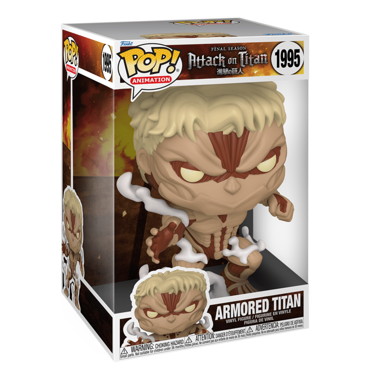 Funko Pop! Jumbo 10in - Attack on Titan - Armoured Titan