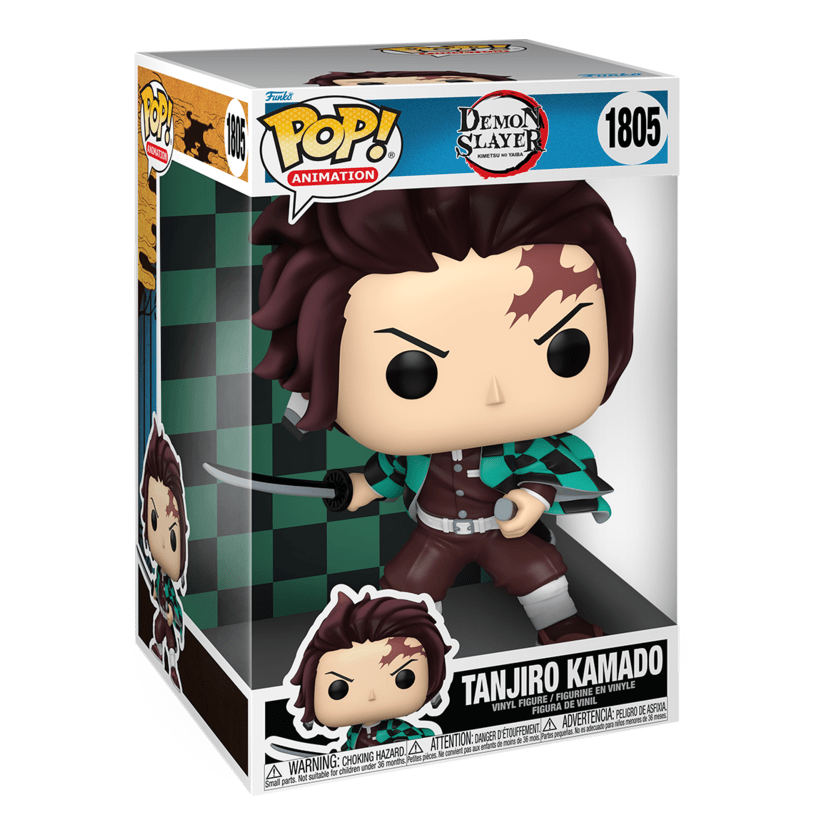 Funko Pop! Jumbo 10in - Demon Slayer - Tanjiro Figure