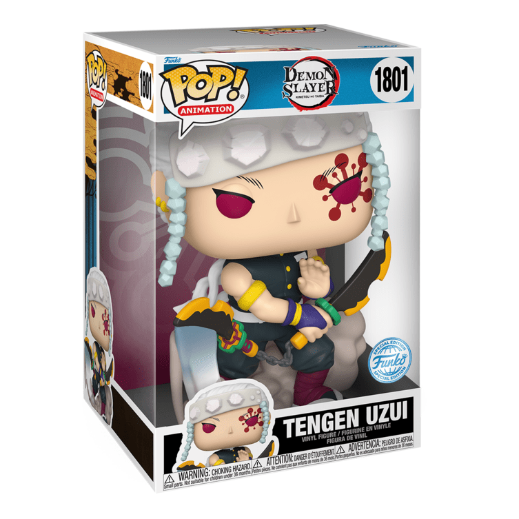 Funko Pop! Jumbo 10in - Demon Slayer - Tengen 889698845946