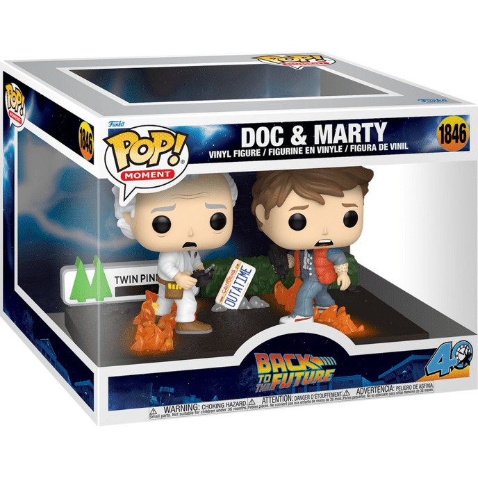 Funko – Pop! Moment – Back To The Future – Doc And Marty