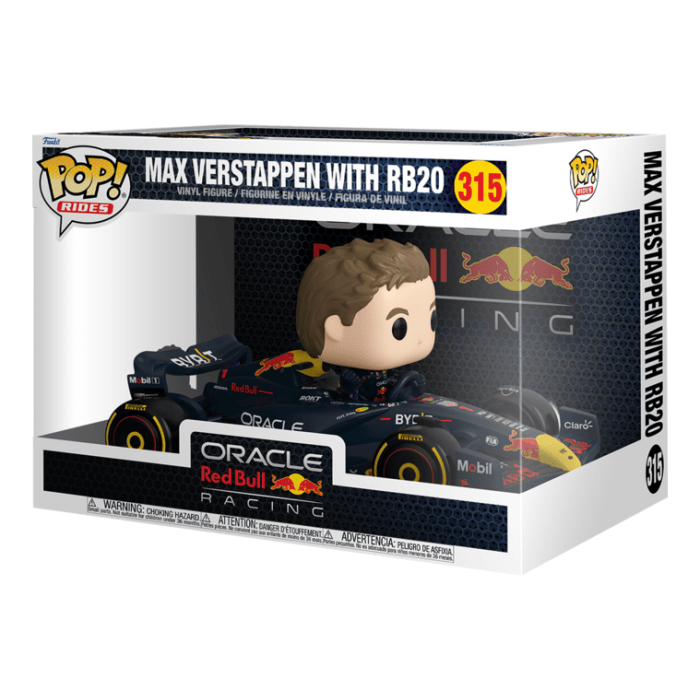 Funko POP! Rides Super Deluxe: Red Bull - Max Verstappen with RB20 889698839211
