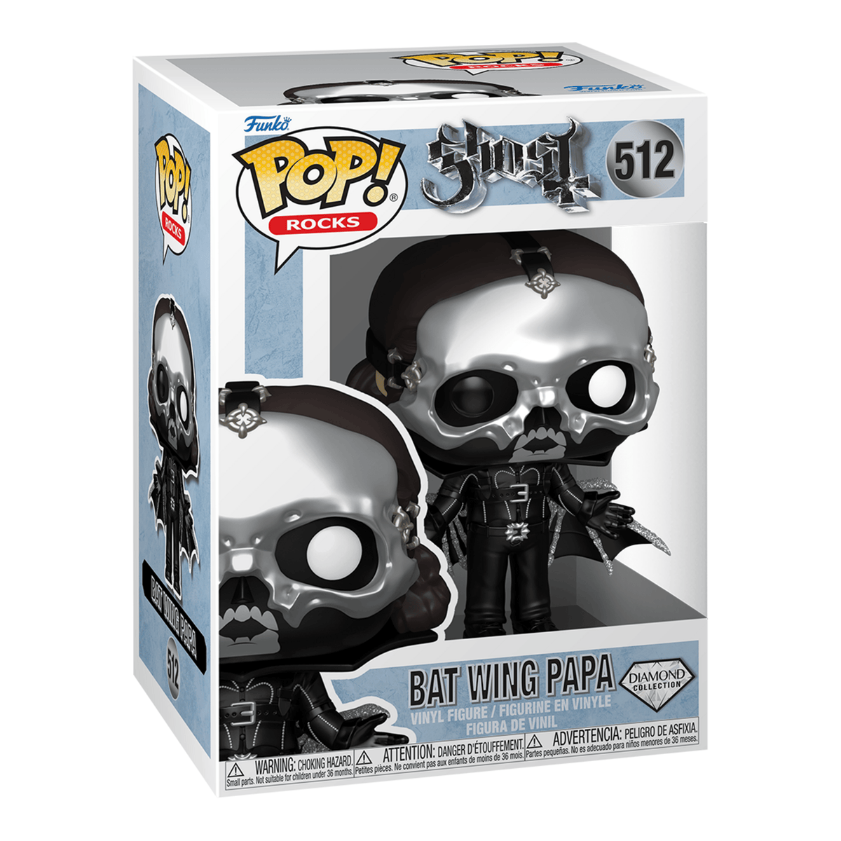 Funko Pop! Rocks Ghost Glam Dracula Diamond Glitter Vinyl Figure #512 889698930079
