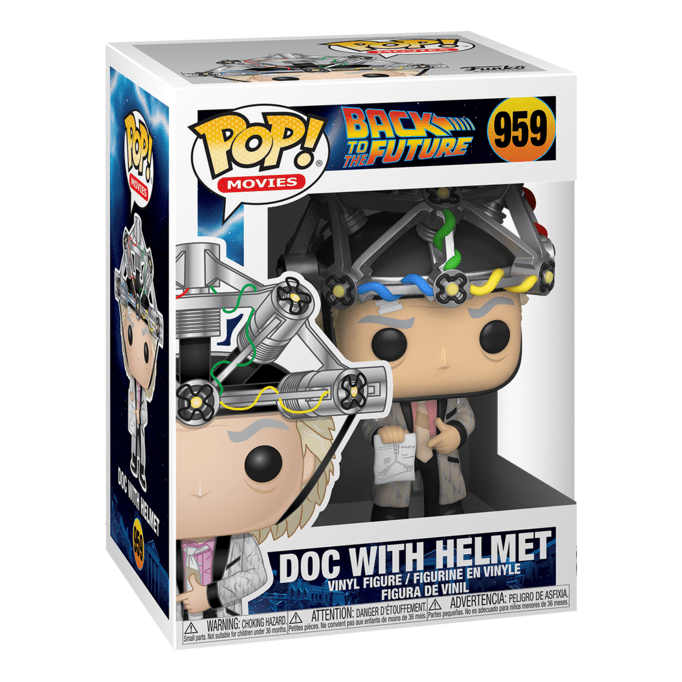 Funko – Pop! Vinyl – Back to the Future – Doc With Helmet 889698469142