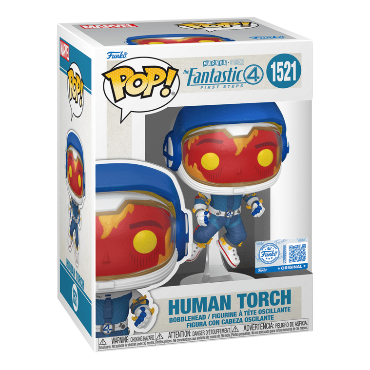Funko – Pop! Vinyl – Fantastic Four – Human Torch 889698853583