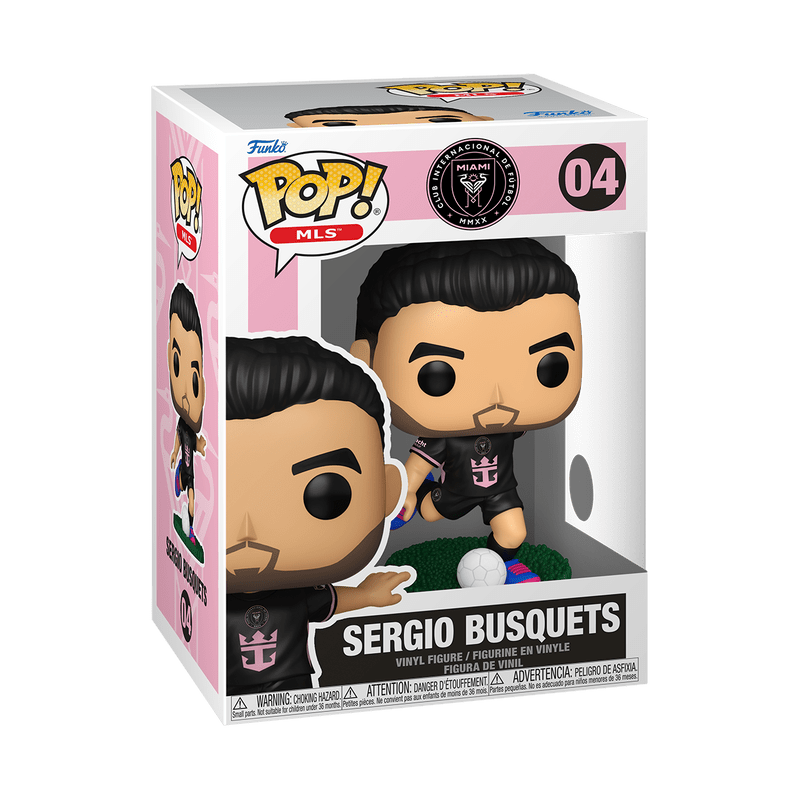 Funko Pop! Vinyl - Inter Miami - Sergio Busquets Away