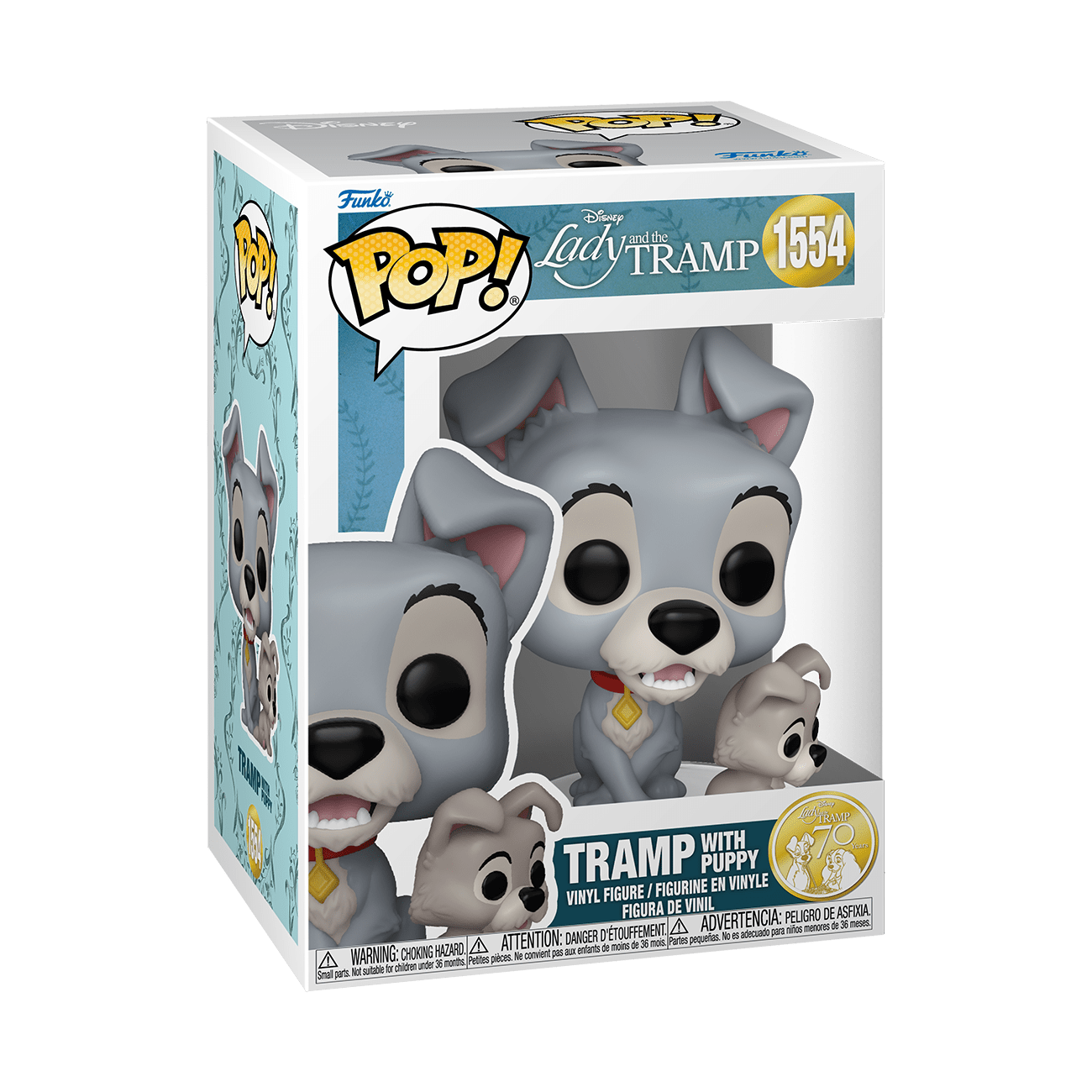 Funko – Pop! Vinyl – Lady and the Tramp – Tramp 889698835695