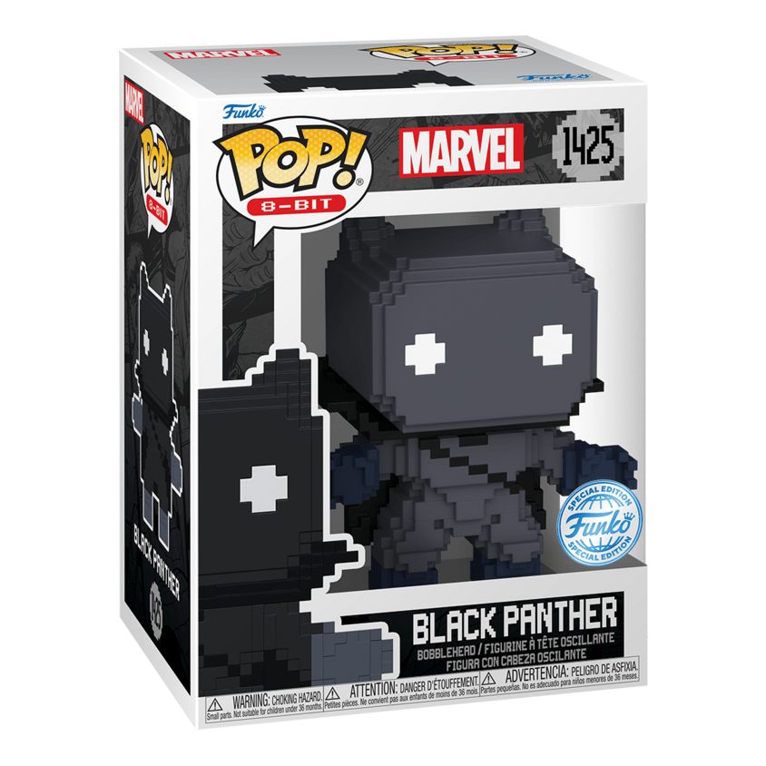 Funko Pop! Vinyl - Marvel - 8-Bit Black Panther Figure 889698824804