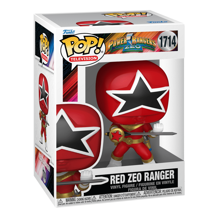 Funko Pop Vinyl Power Rangers Zeo Red Ranger