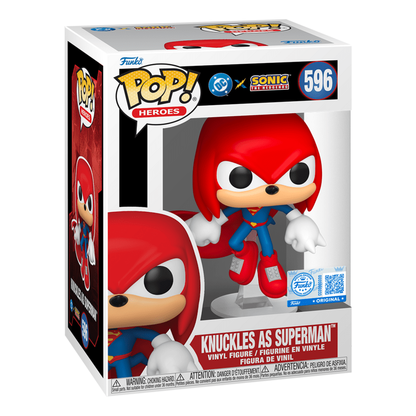 Funko – Pop! Vinyl – Sonic x JLA – Knuckles And Superman