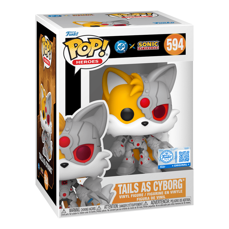 Funko – Pop! Vinyl – Sonic X JLA – Tails Cyborg Figure