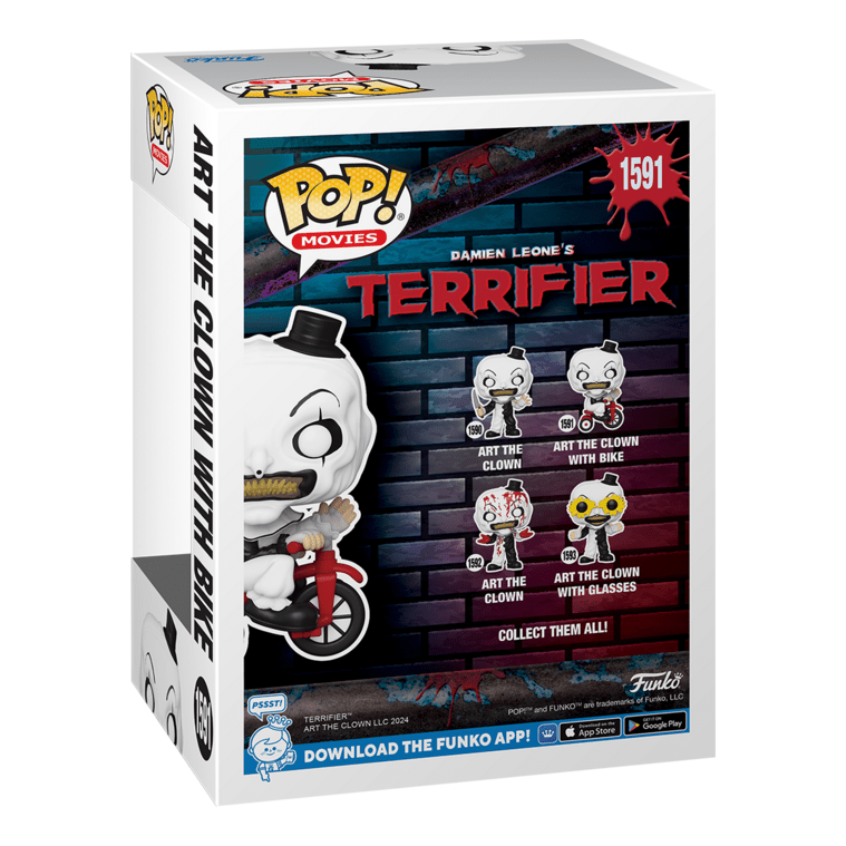 Funko Pop! Vinyl - Terrifier - Art the Clown w/ Bike 889698807067