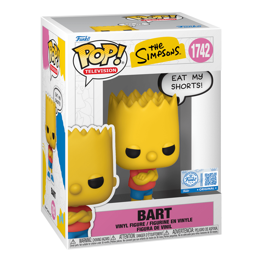 Funko – Pop Vinyl – The Simpsons – Bart Eat My Shorts