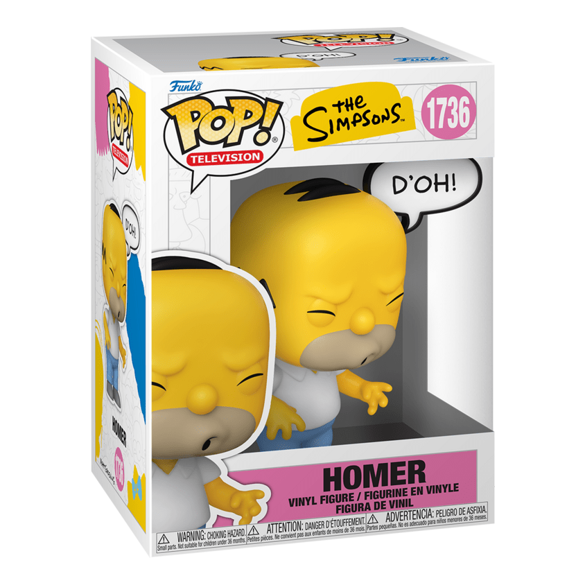 Funko – Pop! Vinyl – The Simpsons – Homer (D'oh) Figure