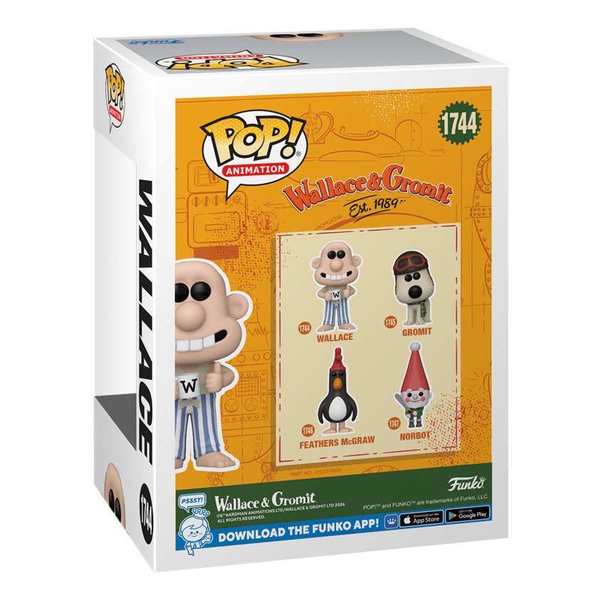 Funko – Pop! Vinyl – Wallace And Gromit – Wallace 889698797801