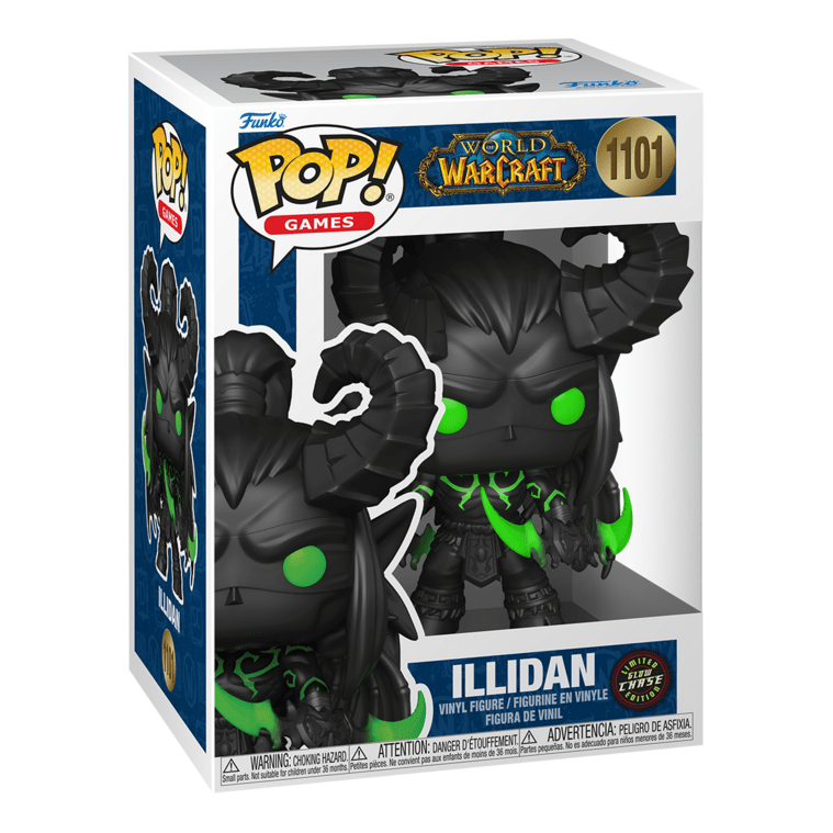 Funko – Pop! Vinyl – World of Warcraft – Illidan (Chance of Chase)