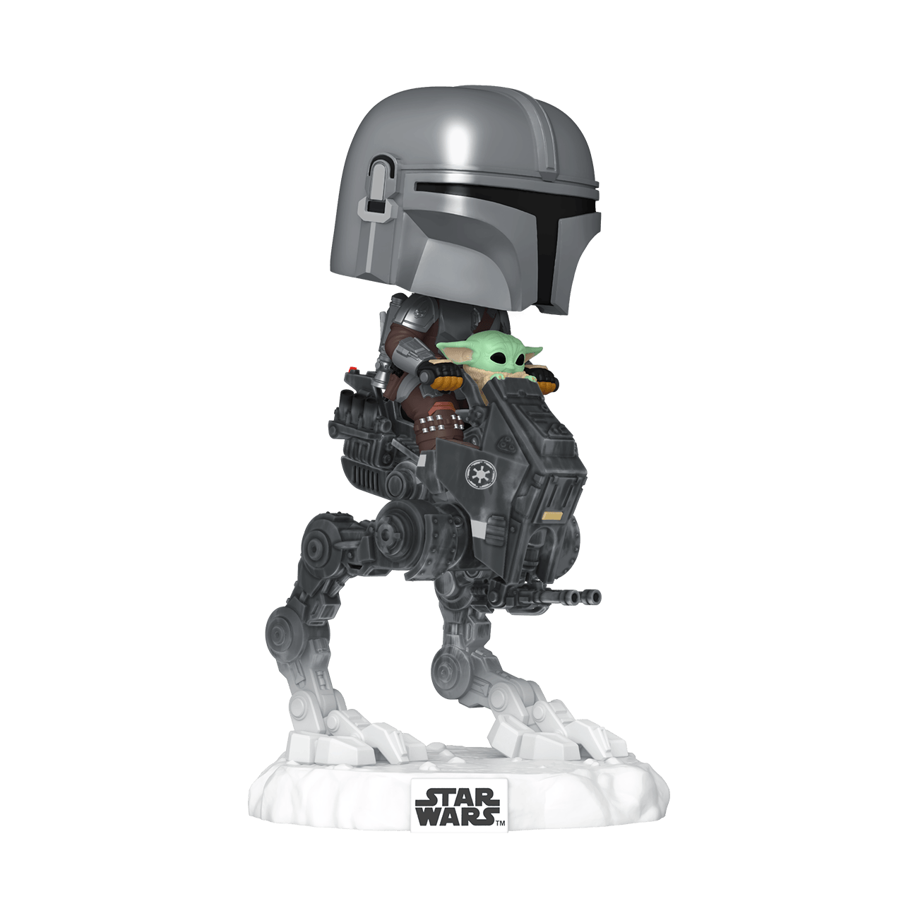Pop! Ride Deluxe - Star Wars M&G - Mand w/Grogu