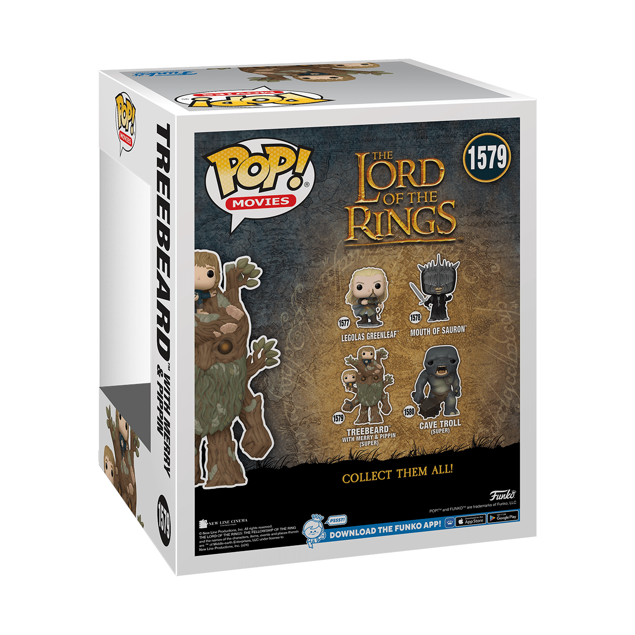 Pop! Super 6in - LOTR - Treebeard w/ Mary & Pip 889698808347