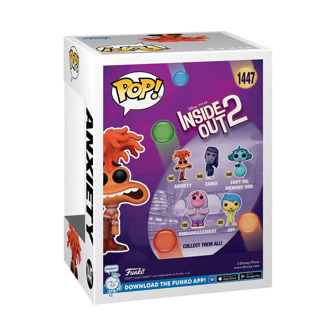 Pop! Vinyl - Disney Inside Out 2 - Anxiety 889698759960