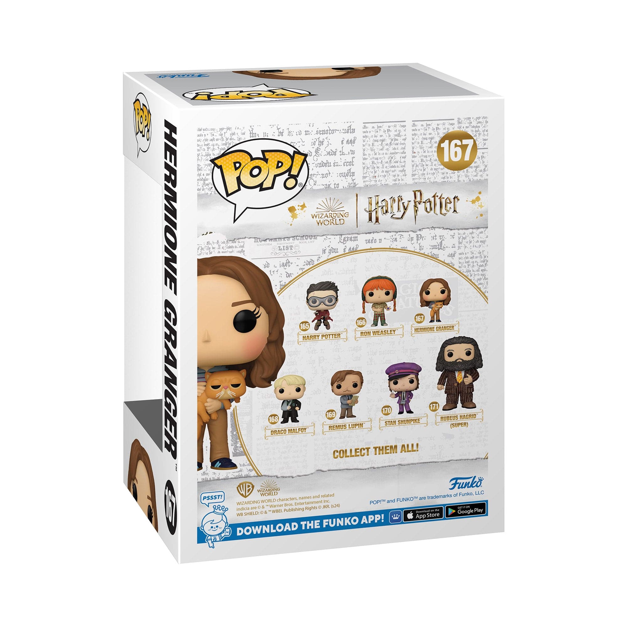 Pop! Vinyl - HP POA - Hermione w/ Crookshanks 889698760102