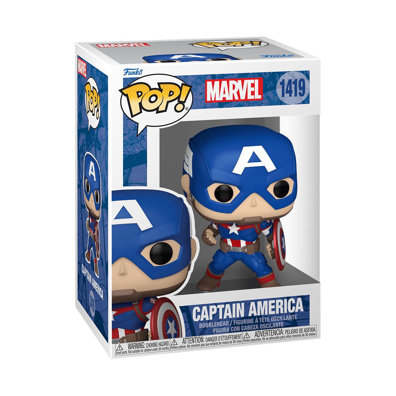Funko Pop! Vinyl - Marvel NC - Captain America Figure | Lennie's Toys