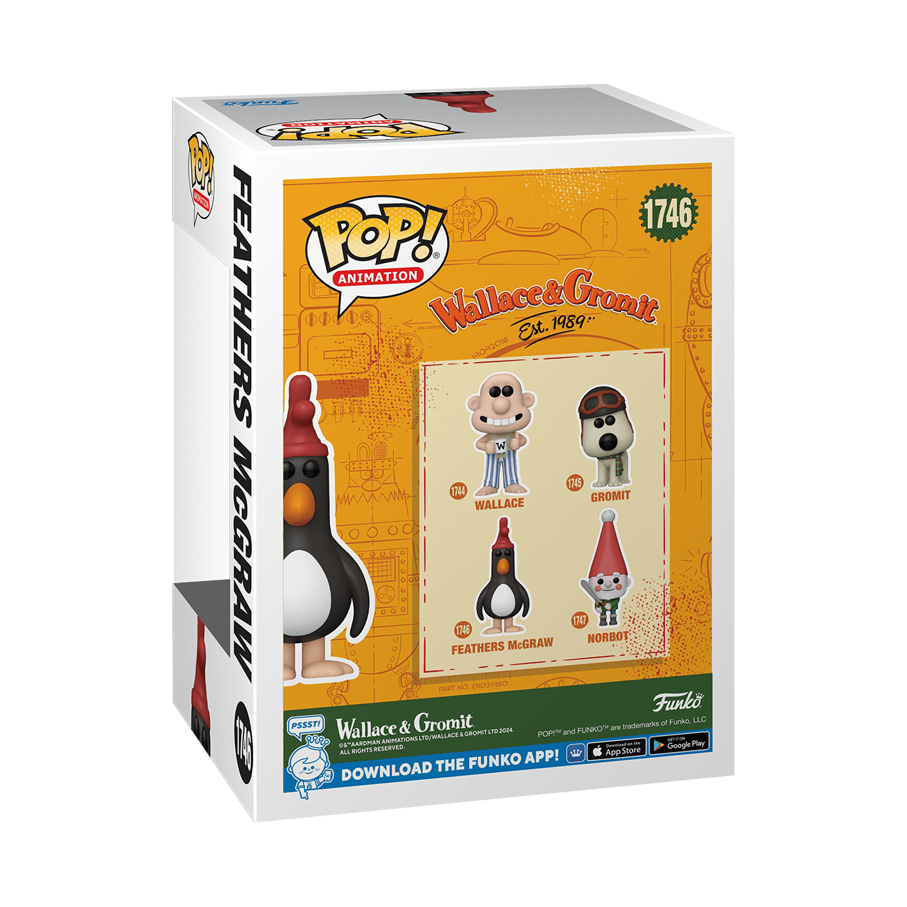 Pop! Vinyl - Wallace & Gromit - Feathers 889698797825