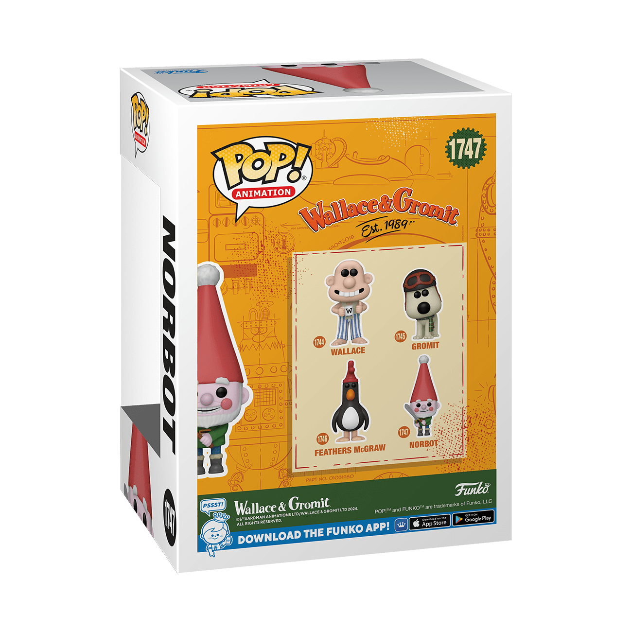 Pop! Vinyl - Wallace & Gromit - Norbot 889698797832