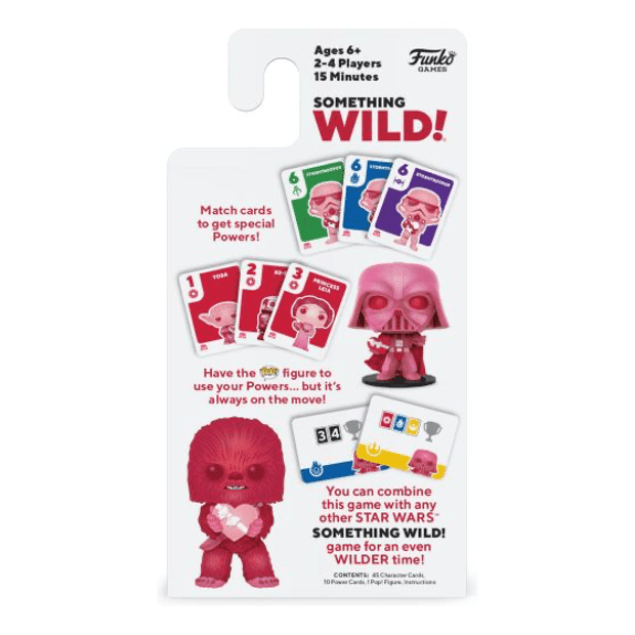 Funko Games - Star Wars - Darth Vader Pink Edition - Something Wild Card Game 889698681247