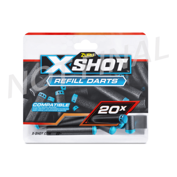 X-Shot Excel 20 Pack Refill Darts