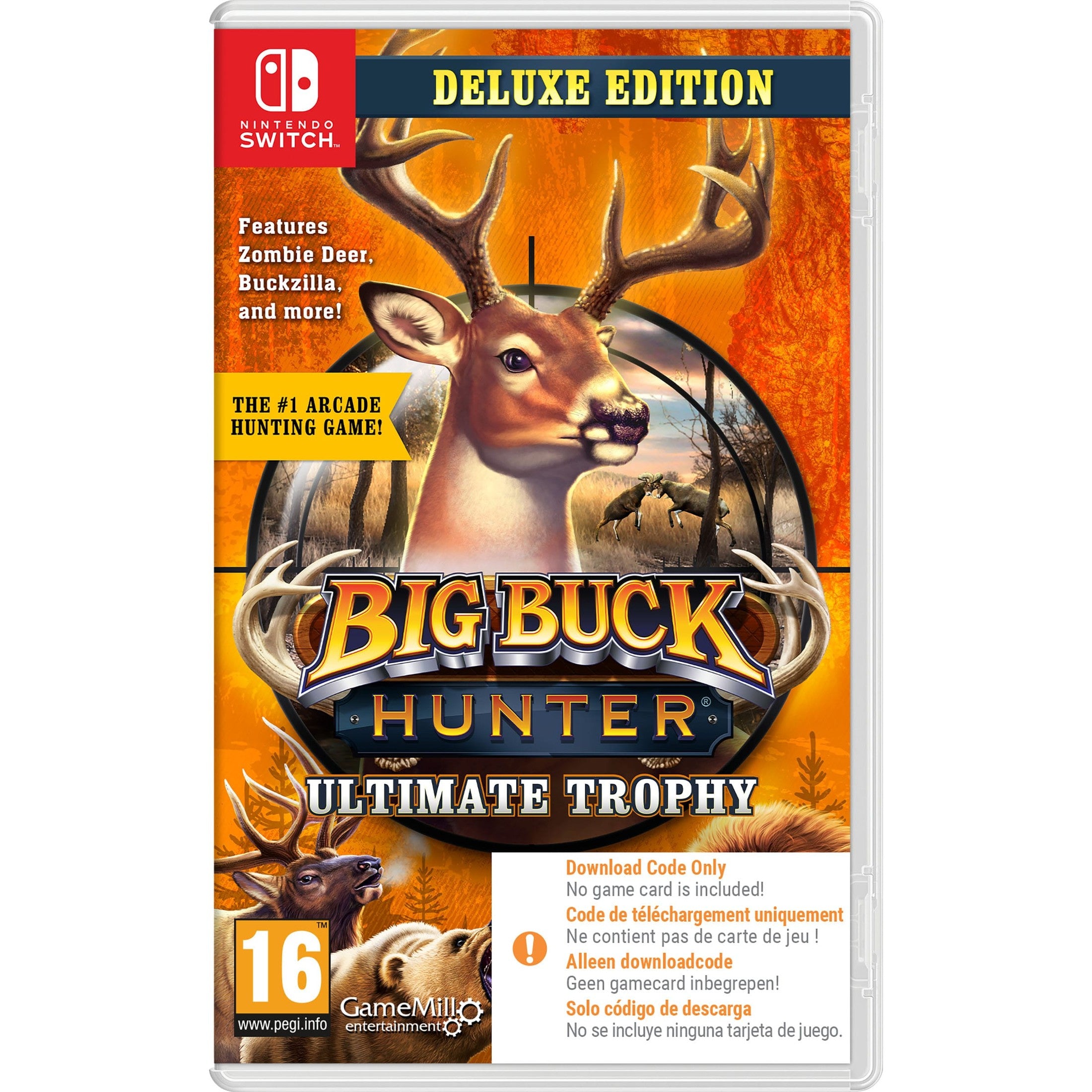 Big Buck Hunter Ultimate Trophy Deluxe Edition Arcade Hunting Game - Nintendo Switch (Code in Box) 5060968302658