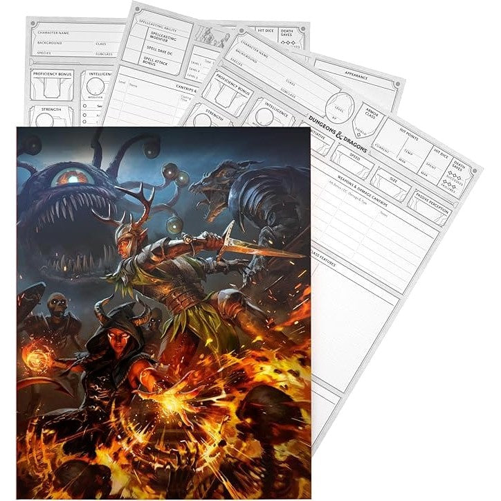 Dungeons & Dragons 2024 Character Sheets 9780786969807