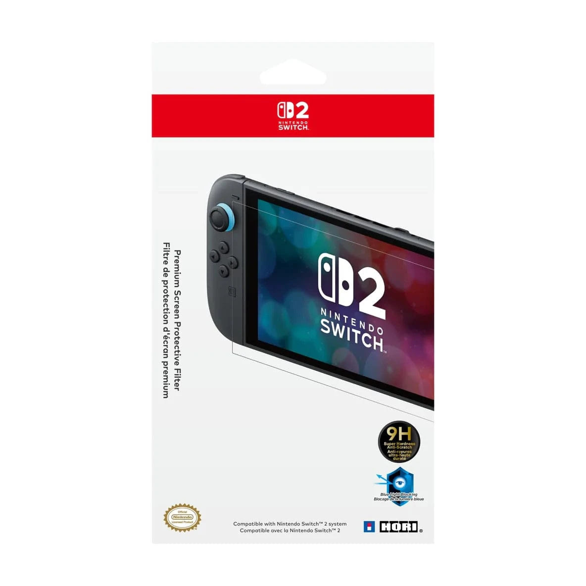 Hori - Premium Screen Protective Filter For Nintendo Switch 2 - Transparent 4961818041080