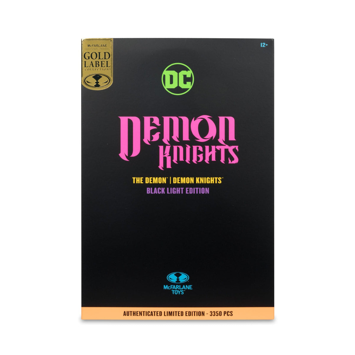 McFarlane Toys DC Multiverse The Demon (Demon Knights) Black Light Edition Gold Label 7-Inch Action Figure